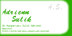 adrienn sulik business card